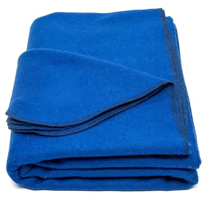 Wollmisch-Decke 163 × 224 cm für Camping, Reisen und Ausrüstungskits