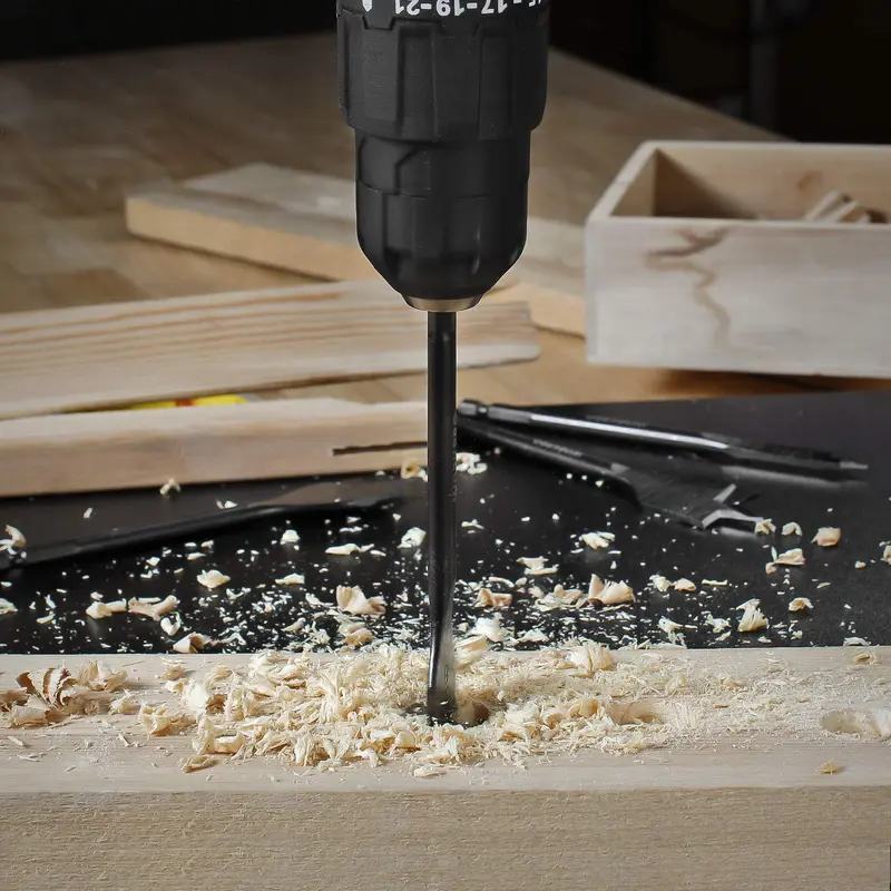 WORKPRO 10-teiliges Premium-Set aus Kohlenstoffstahl für Stechbohrer