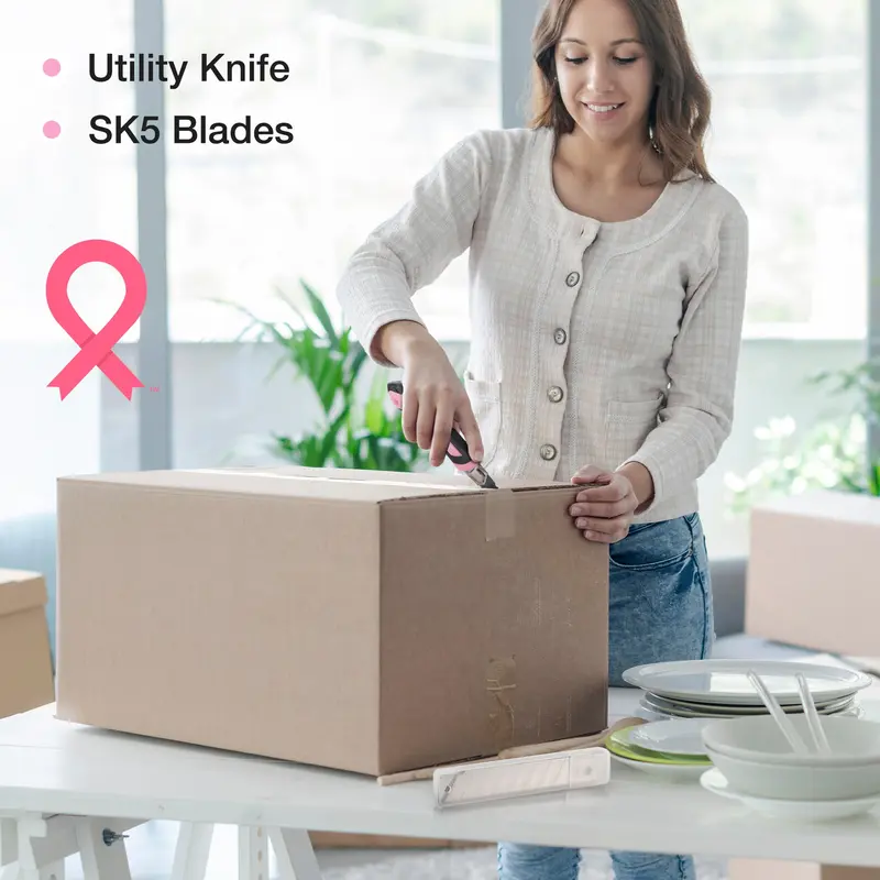 WORKPRO 100-teiliges / 236-teiliges rosa Werkzeugset mit praktischem, runden Tragetasche – ideal für Heim-Do-it-yourself-Arbeiten – mit rosa Band