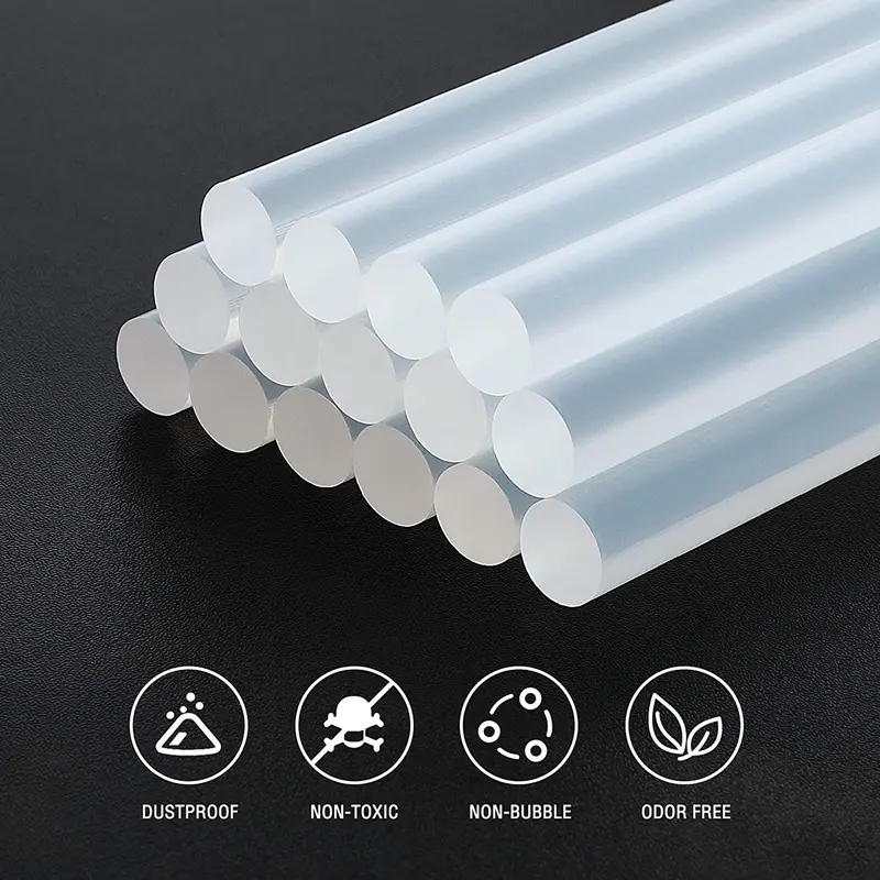 WORKPRO 100er-Pack Vollformat-Hot-Melt-Klebestifte, kompatibel mit den meisten Klebepistolen