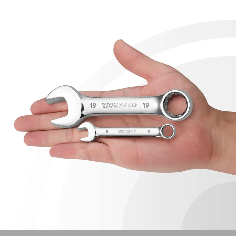 WORKPRO 12-teiliges Stubby-Kombi-Schlüssel-Set 2