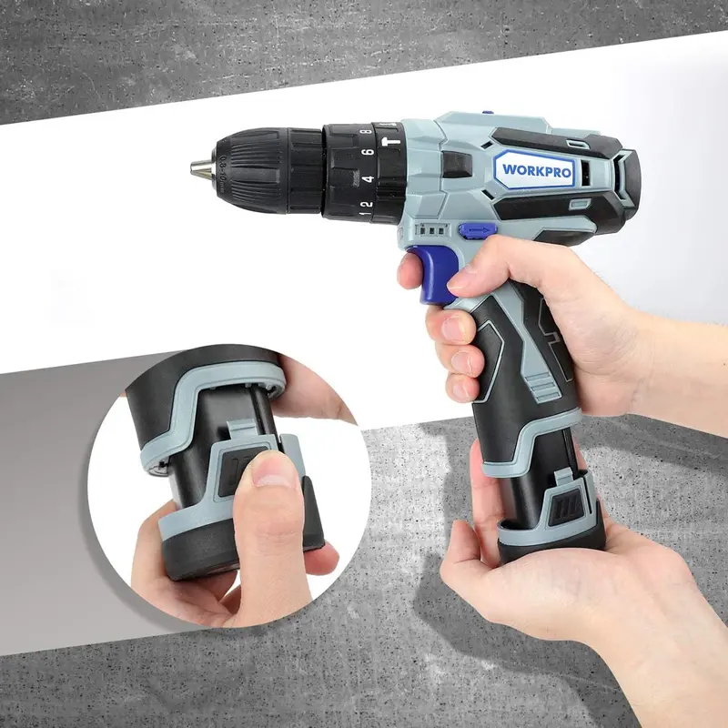 WORKPRO 12-V-Akku mit Lithium-Ionen-Technologie, 2,0 Ah
