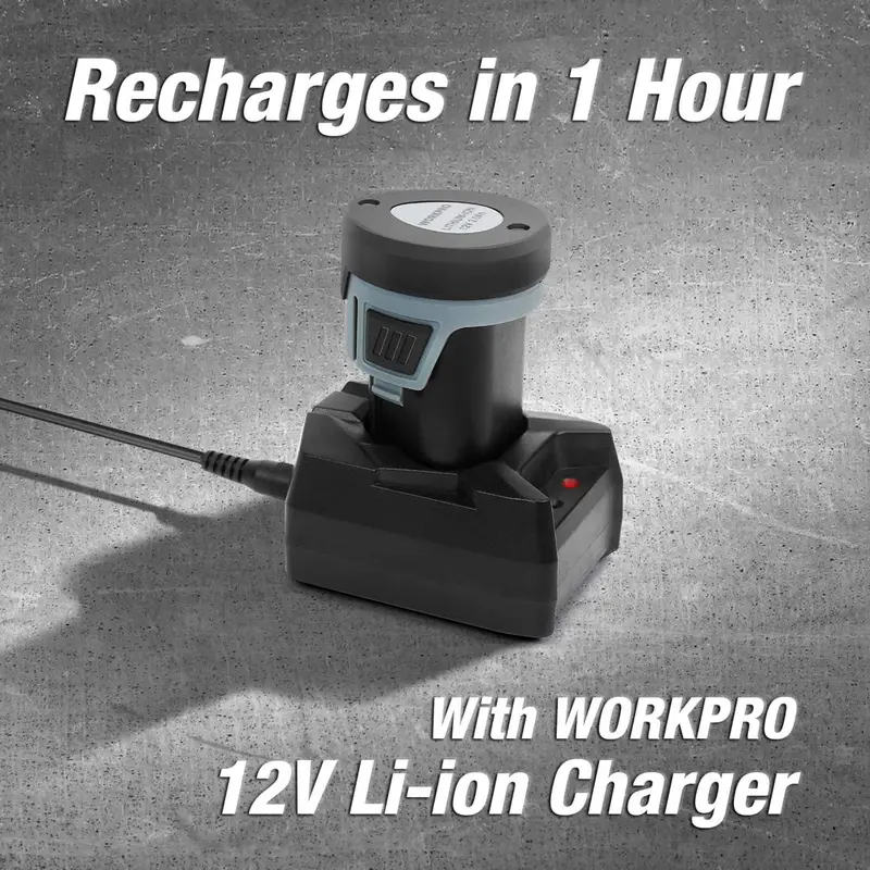 WORKPRO 12-V-Akku mit Lithium-Ionen-Technologie, 2,0 Ah