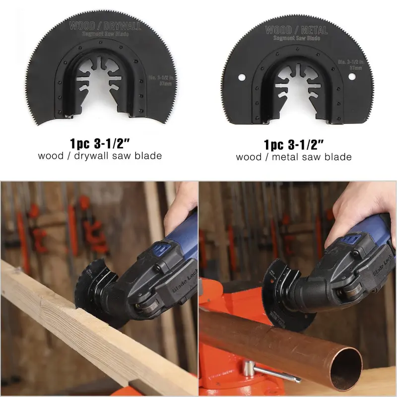 WORKPRO 25 Pcs Oscillating Saw Blades, Cutting Blade, Universal Multitool Accessory for Sanding, Grinding, and Cutting