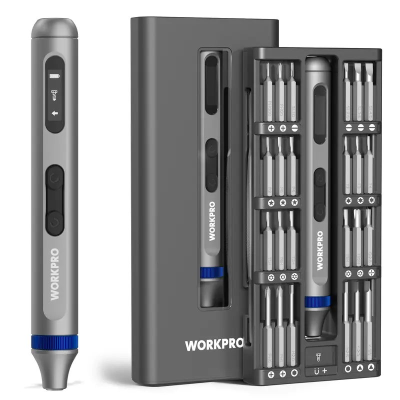 WORKPRO 3,7-V-52-teiliges elektrisches Präzisionsschraubendreherset