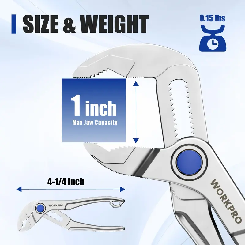 WORKPRO 4-Zoll-Mini-Wasserpumpenzange 2