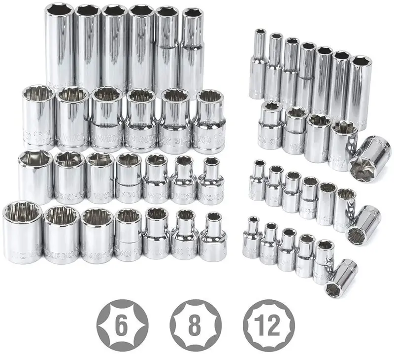 WORKPRO 450-teiliges universelles Profi-Werkzeugset für Mechaniker mit robustem Koffer