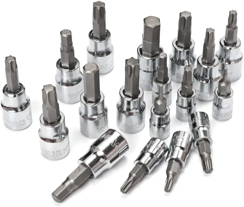 WORKPRO 450-teiliges universelles Profi-Werkzeugset für Mechaniker mit robustem Koffer