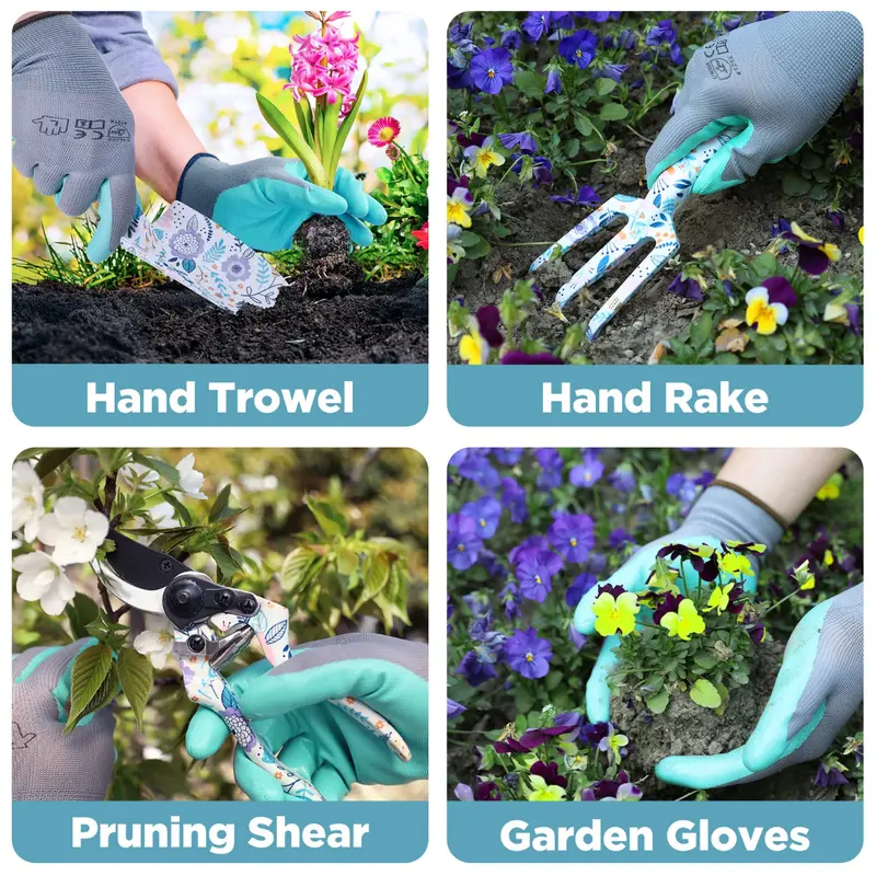 WORKPRO 5-teiliges Gartenwerkzeug-Set aus Aluminium – Hochwertig und robust
