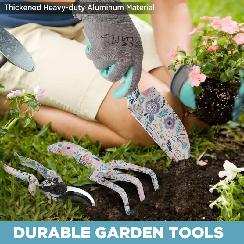 WORKPRO 5-teiliges Gartenwerkzeug-Set aus Aluminium – Hochwertig und robust