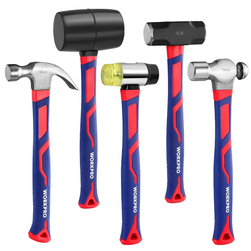 WORKPRO 5-teiliges Hammer-Set