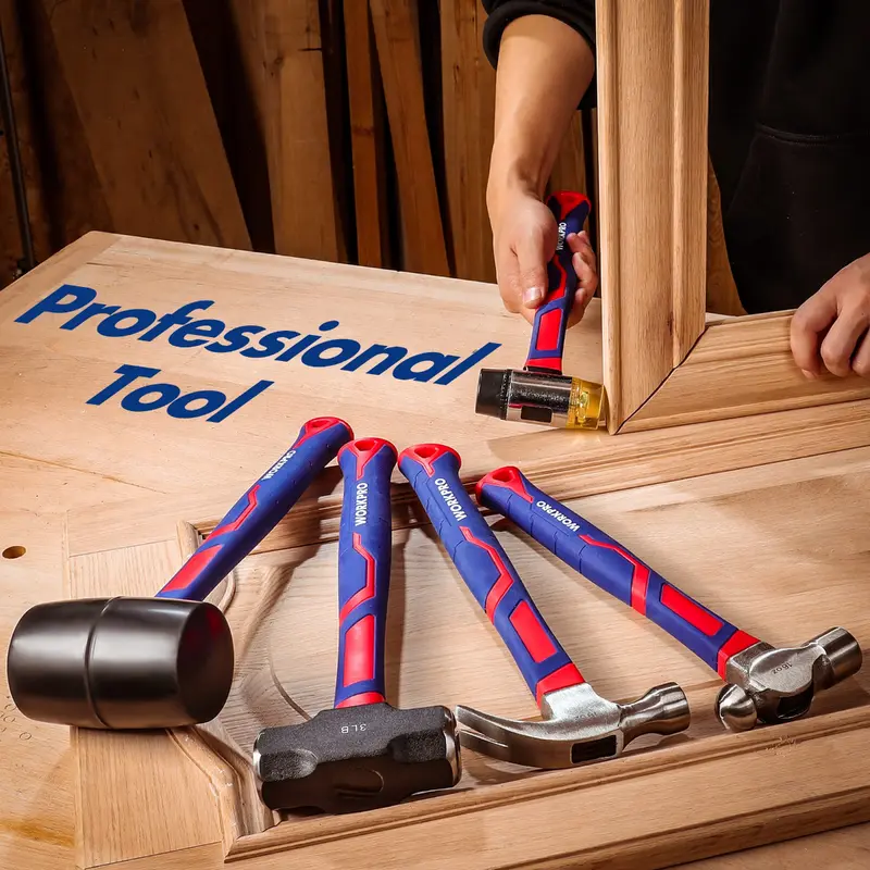 WORKPRO 5-teiliges Hammer-Set