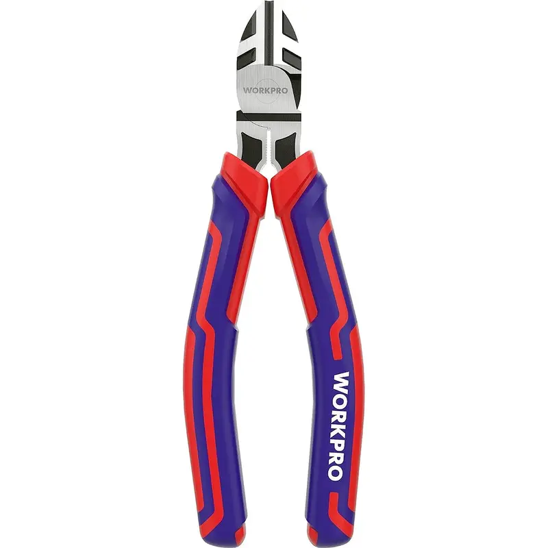 WORKPRO 6"-Drahtschneider, Hochleistungsmodell aus Chrom-Vanadium-Stahl, Seitenschneider für Draht, Bastelarbeiten und mehr – mit ergonomischem Komfortgriff