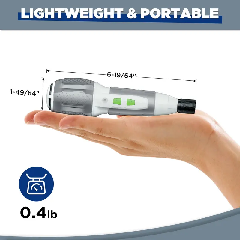 WORKPRO Akku-Schraubendreher-Set, 4 V, USB-wiederaufladbar, Lithium-Ionen-Akku – Rosa Band 2