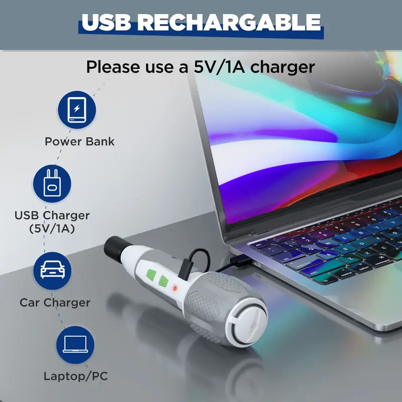 WORKPRO Akku-Schraubendreher-Set, 4 V, USB-wiederaufladbar, Lithium-Ionen-Akku – Rosa Band