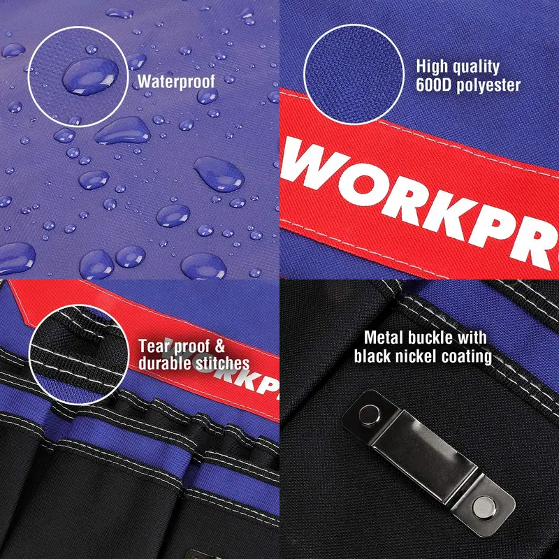 WORKPRO Eimer-Werkzeugorganizer mit 51 Fächern (Werkzeuge nicht im Lieferumfang enthalten)