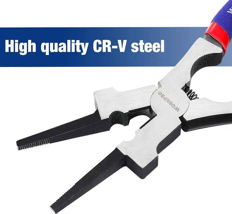 WORKPRO Schweißzange 20 cm, multifunktionale Chrom-Vanadium-Stahl-Schweißzange