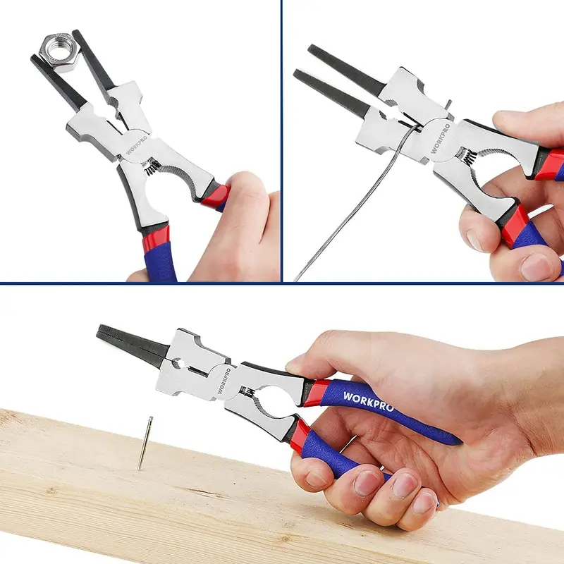 WORKPRO Schweißzange 20 cm, multifunktionale Chrom-Vanadium-Stahl-Schweißzange