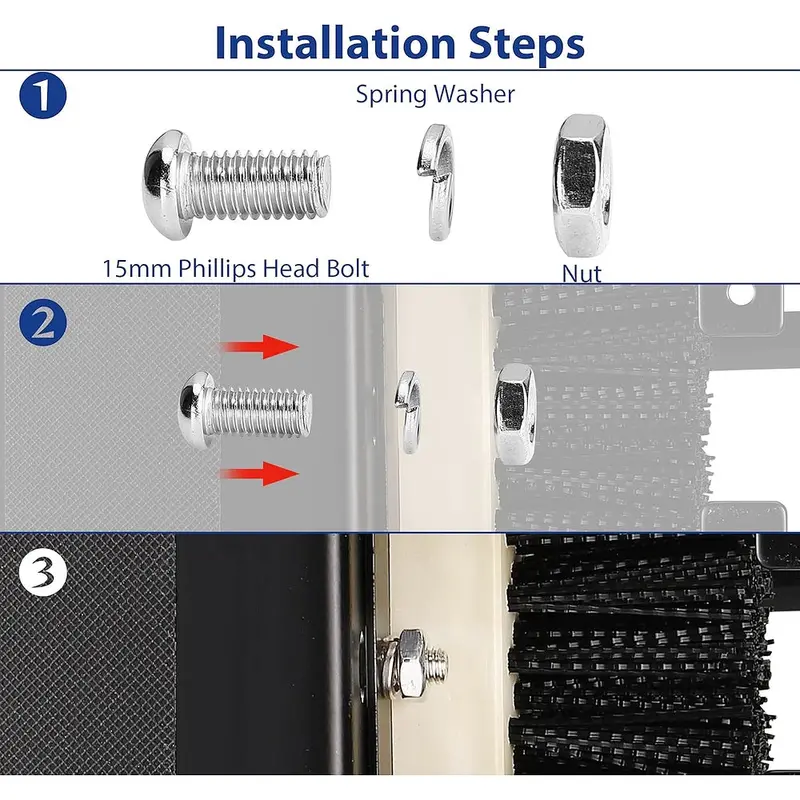 WORKPRO Stiefelbürste mit Kratzer für den Außenbereich, Schuhreinigungsbürste, Stiefelreiniger mit Klappen, robuste Stiefelreinigungsbürste