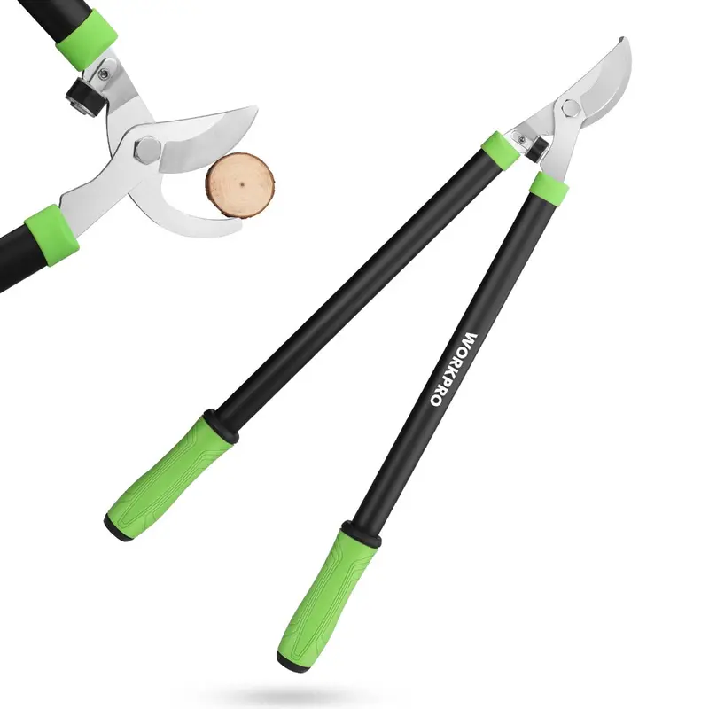 WORKPRO Umgehungs-Gartenschere, 71 cm (28 Zoll), Astschere mit Klinge aus 65MN-Federstahl